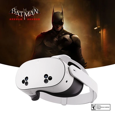 Meta Quest 3S 256 Go — Obtenez Batman: Arkham Shadow et un essai de 3 mois de Meta Quest+ inclus — Casque tout-en-un