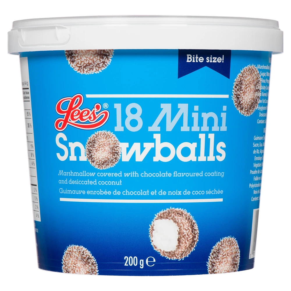 Lees Luxury Mini Snowballs, Mini Snowballs