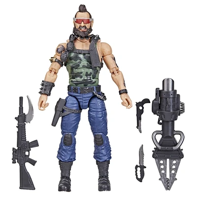G.I. Joe Classified Series figurine de collection Dreadnok Ripper 102, de 15 cm avec 6 accessoires, pour filles et garçons