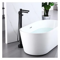 Robinet de baignoire autoportant CLAUDIA d'akuaplus® avec douche à main.