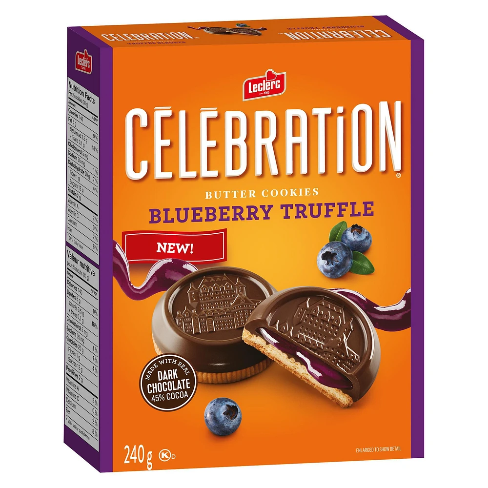 Celebration Blueberry Truffle Cookies