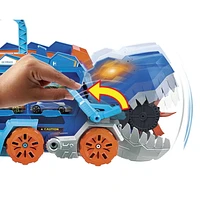Ensemble Transporteur T-Rex Suprême Ville Hot Wheels et coffret de 5 véhicules (variés), 2 jouets