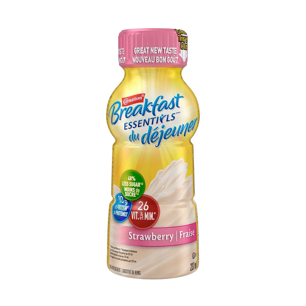 CARNATION BREAKFAST ESSENTIALS® Strawberry Ready to Drink Bottles