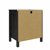 Table de chevet Beaumont d’Ameriwood Home, chêne noir