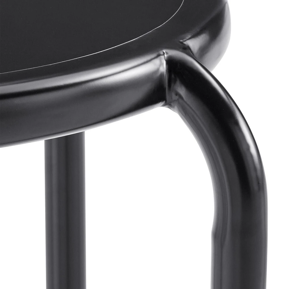 Table d’appoint empilable pour patio Mainstays - Noir Antirouille, tous les temps