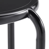 Table d’appoint empilable pour patio Mainstays - Noir Antirouille, tous les temps
