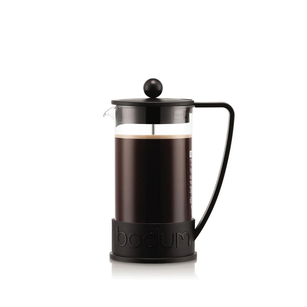 Cafetière à piston Français Brésil, 34 oz, Noir