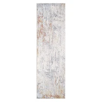 Venita Cream and Blue Woven Area Rug