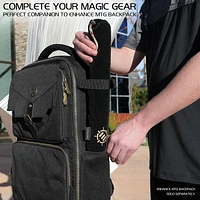 ENHANCE TCG Playmat - Tapis de jeu de cartes de table avec bords cousus, surface lisse et pochette de voyage avec cordon de serrage - Compatible avec MTG, YuGiOh, Pokémon, Lord of the Rings, et autres