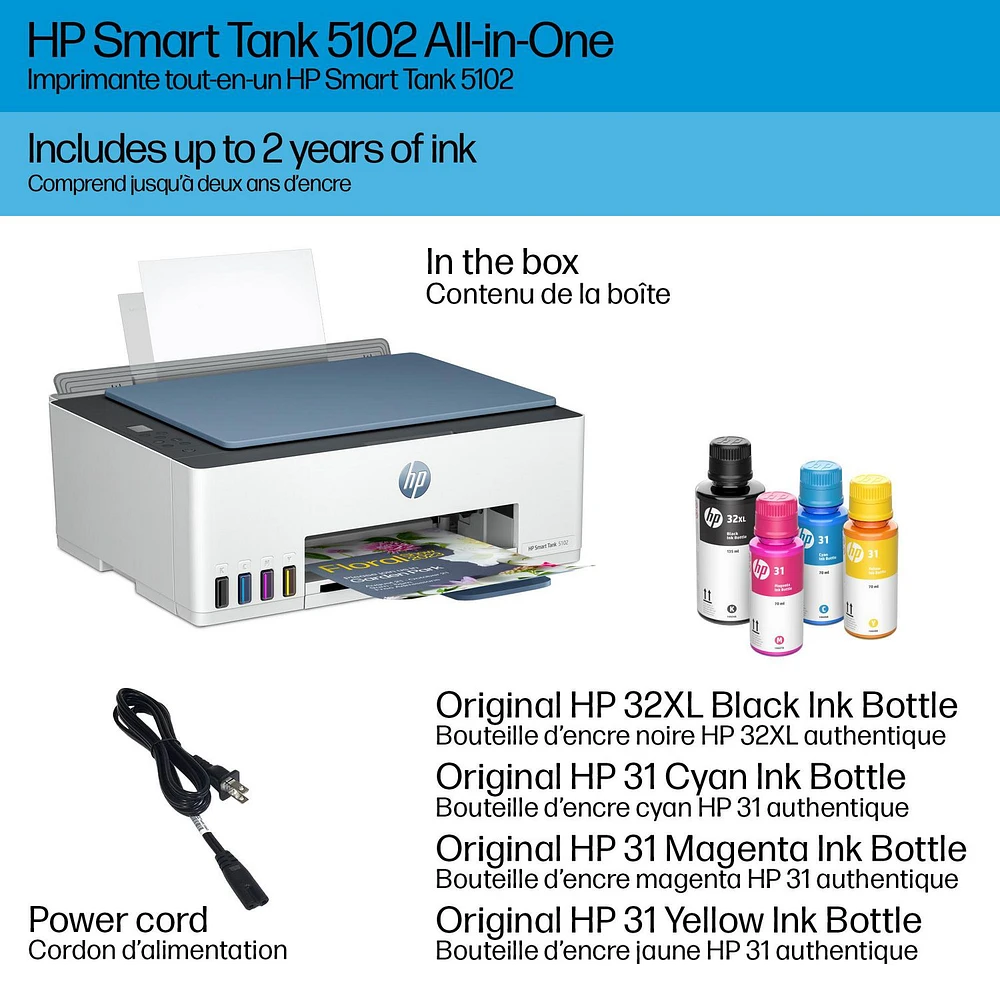 HP Smart Tank 5102 All-in-One