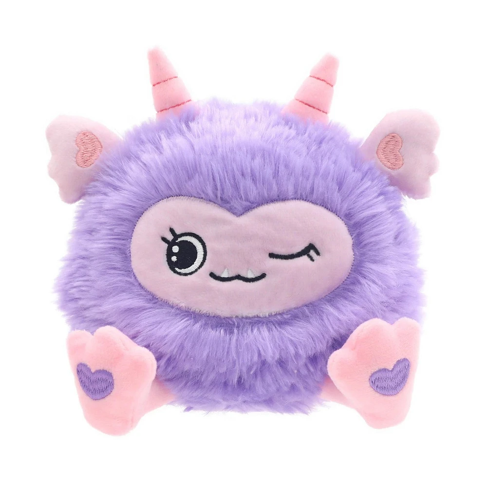 Façon de célébrer le monstre de 7 pouces Valentine Roly Poly pourpre