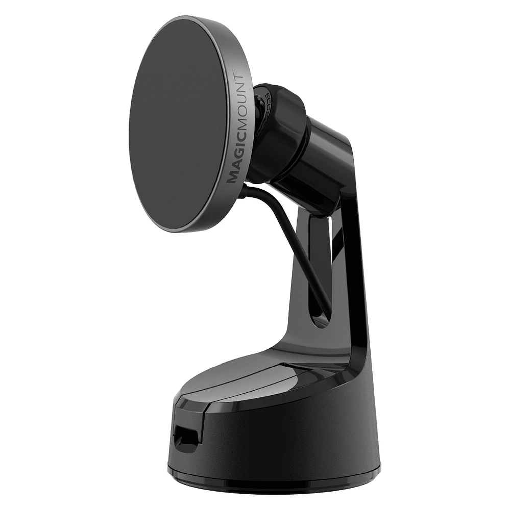 Scosche MPQMRWD-SP Charge Pro Window/Dash Magnetic Wireless Charging Phone Mount, MM Charge Pro Window/Dash