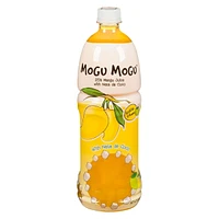 MOGUMOGU Mango Drink with Nata De Coco, 1 x 1L