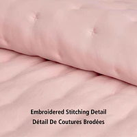 Ensemble de couette rose blush 3 pièces Mainstays