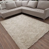 ECARPET Geometric Shag Area Rug for Living Room, Bedroom, Ultra Soft & Plush