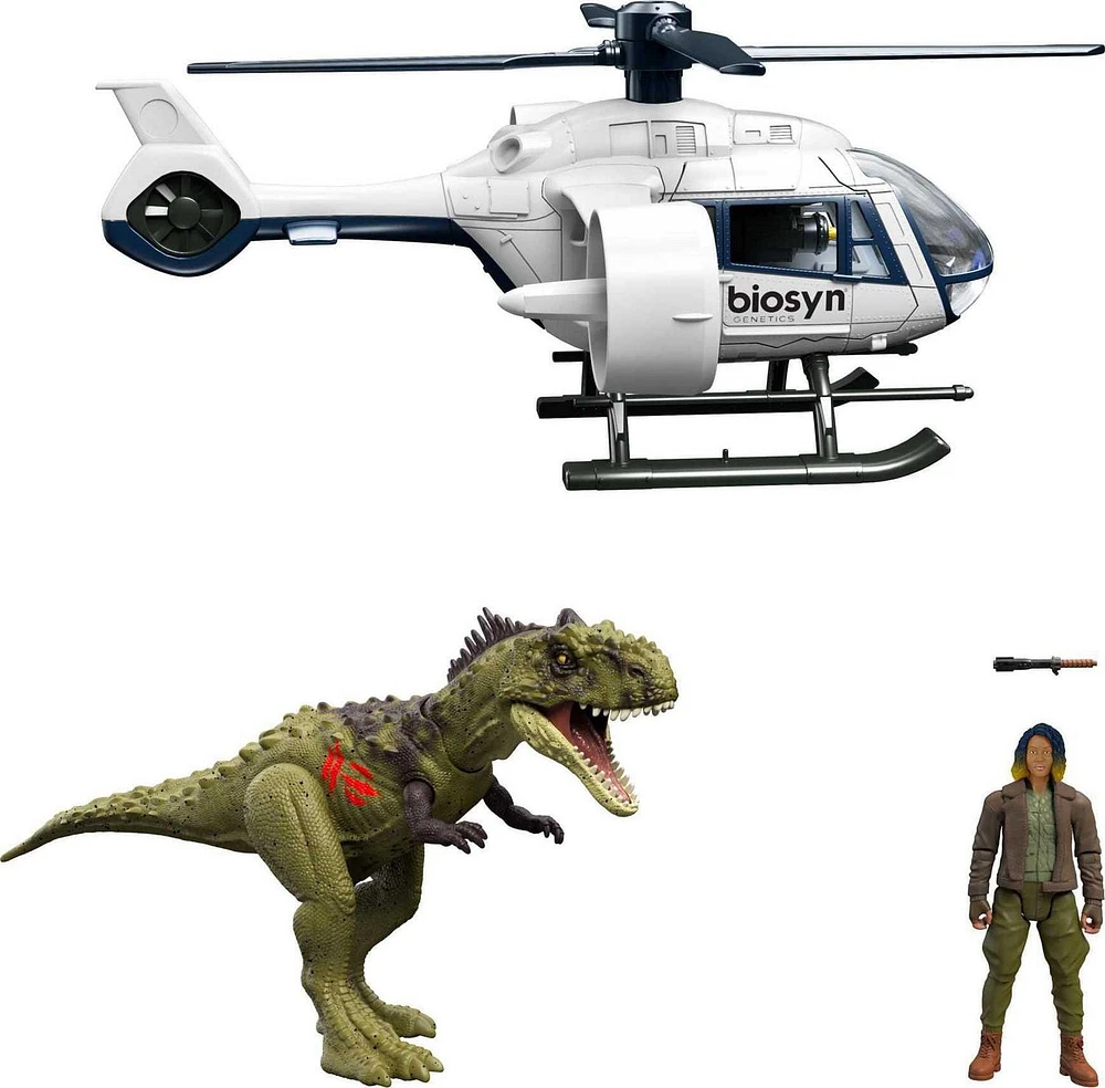 JURASSIC WORLD – Coffret Combat Hélicoptère