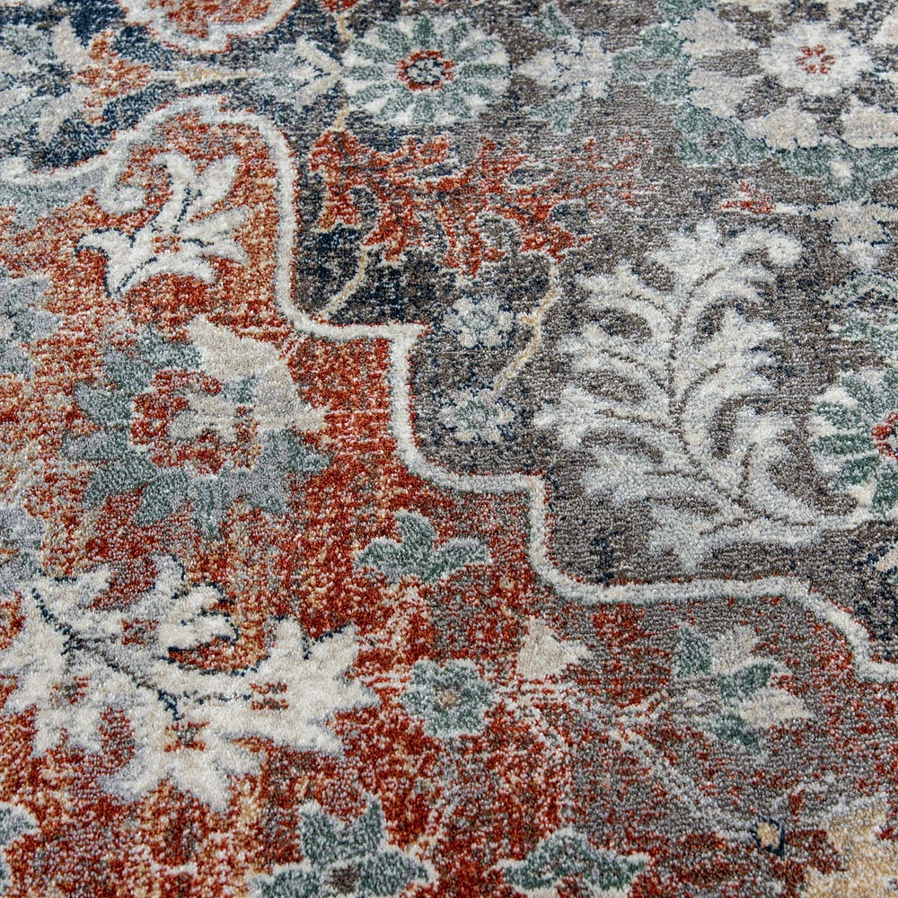 Pescara Blue and White Woven Area Rug