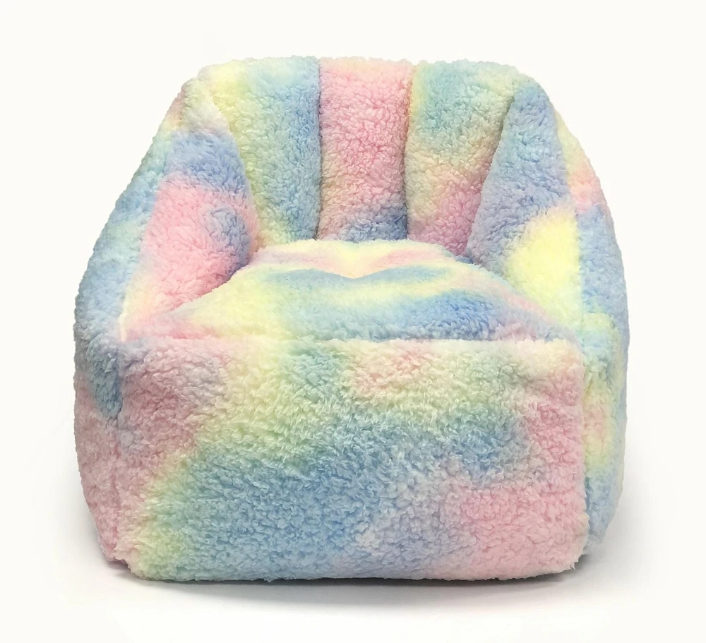 Fauteuil Hugger Arc-en Ciel en Sherpa de Lounge & Co