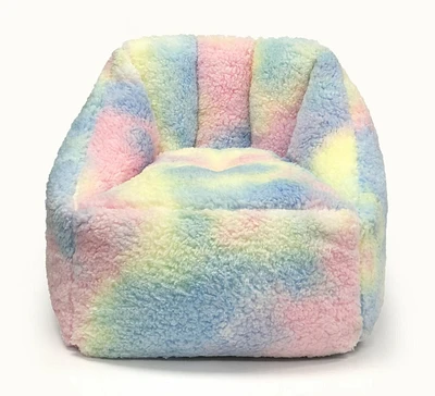 Fauteuil Hugger Arc-en Ciel en Sherpa de Lounge & Co