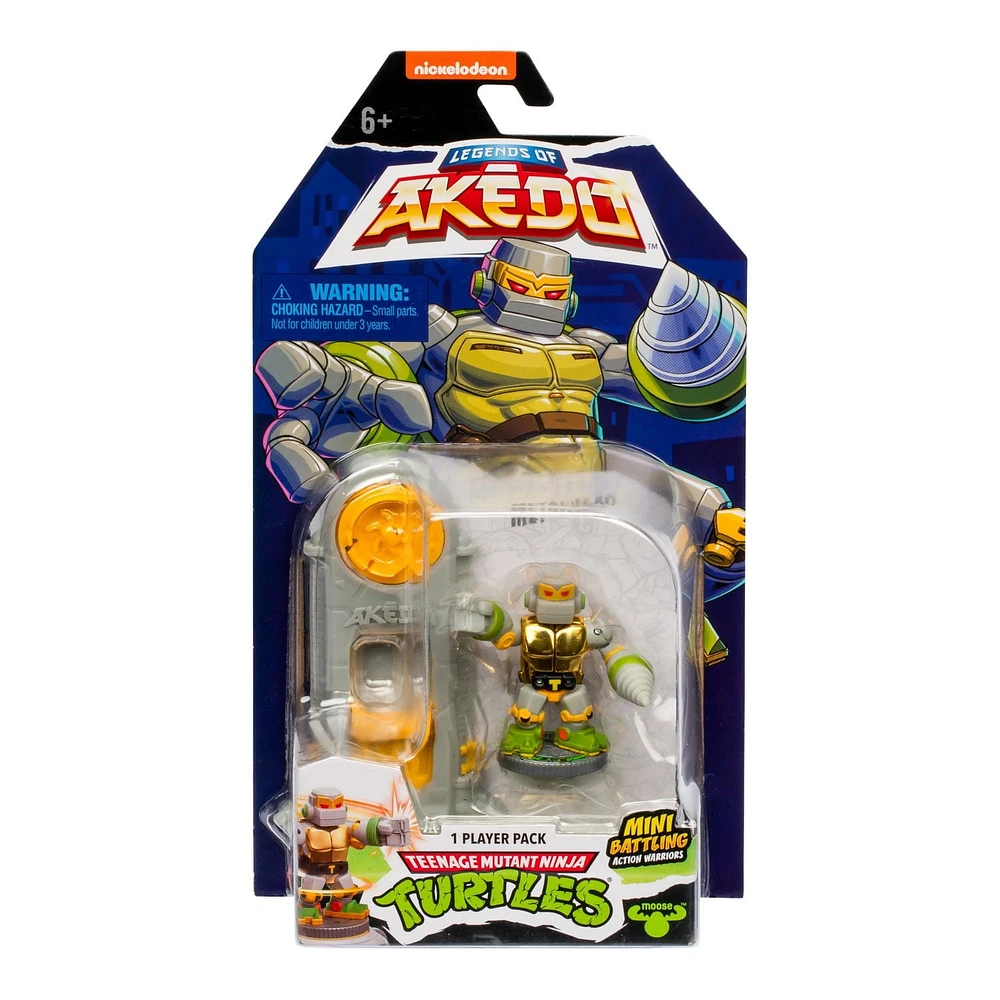 AKEDO TMNT SINGLE PACK METALHEAD