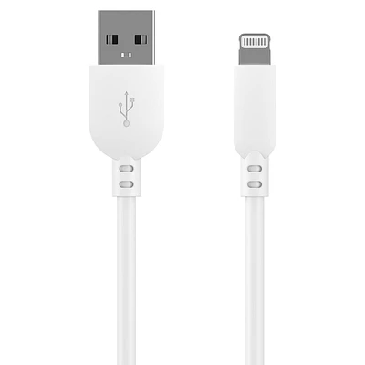 onn. 6 ft./1.8 m Lightning to USB-A Charge & Sync Cable, Made for Apple, Transfer while Charging