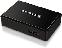 Transcend All-in-1 Multi Memory Card Reader, USB 3.0/3.1 Gen 1, Black