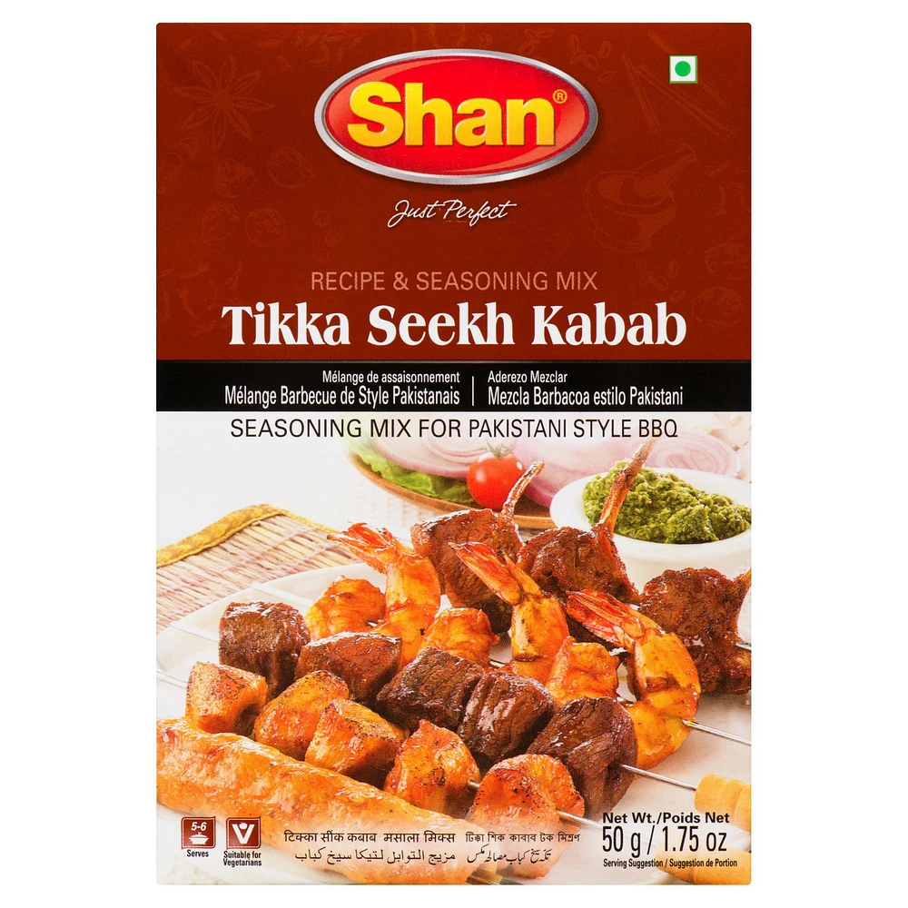 Shan Tikka Seekh Kabab BBQ Mix 50g, 50g