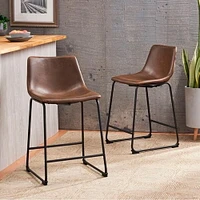 Heavenly Collection Brown Counter Stool