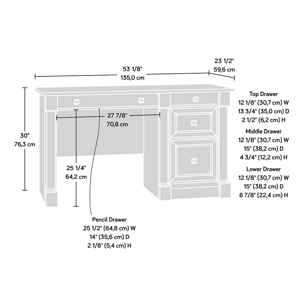 Sauder Palladia® Computer Desk