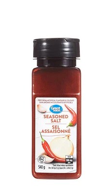 Sel assaisonné Great Value 540g