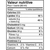 CADBURY® CARAMILK® Frozen Dessert Bars 5 x 80 ml, 5 x 80 ML