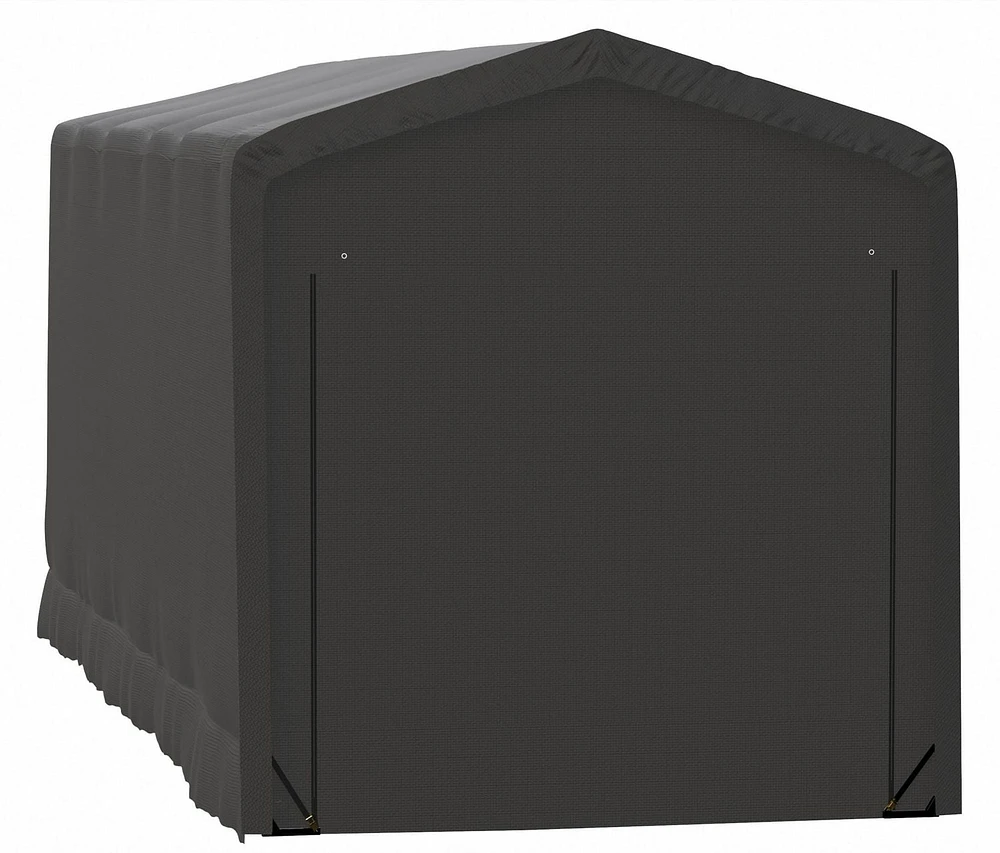 ShelterTube Wind and Snow-Load Rated Garage, 14x36x16 Gray