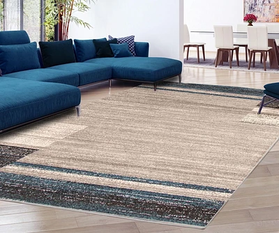 Tapis d'Interieur ECARPET pour Salon, Chambre à Coucher, Doux et Pelucheux Collection Ayla
