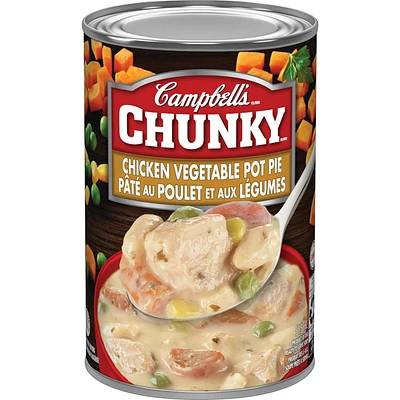 Soupe Pâté poulet et aux légumes prête à servire ChunkyMD de Campbell’sMD, longue conservation Soup prête à servir 515 mL