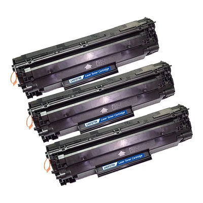 L-ink 3 Pack Compatible HP 79A (CF279A) Black Toner Cartridge