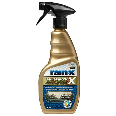 Rain-X Pro Cerami-X Glass Cleaner with Water Repellent, 473mL