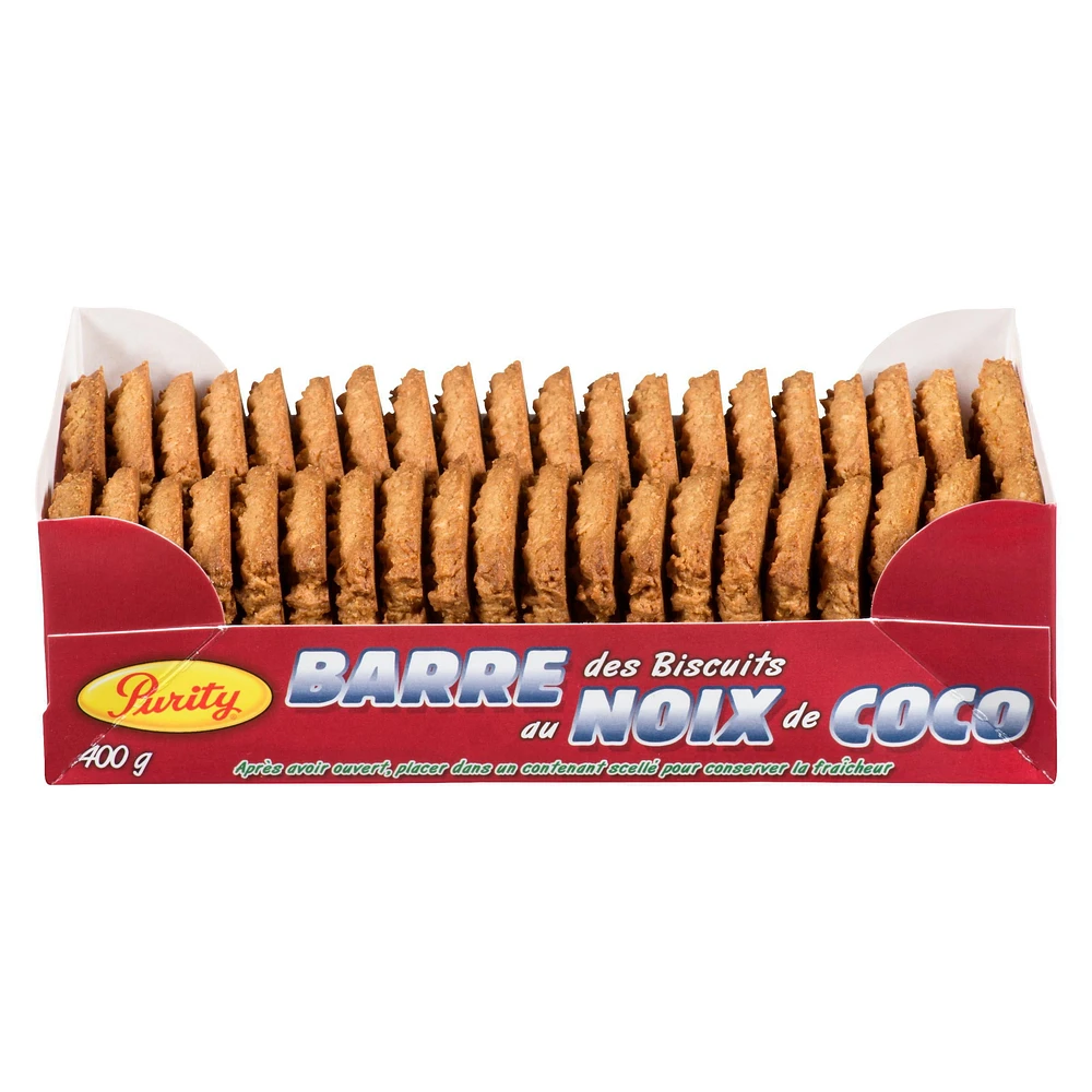 Barre DES Biscuits au NOIX De Coco Barre au noix de coco