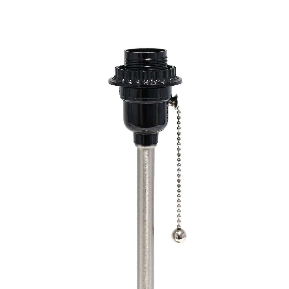 LimeLights Lampe bâton avec port de chargement USB et ensemble de 2 abat-jour en tissu