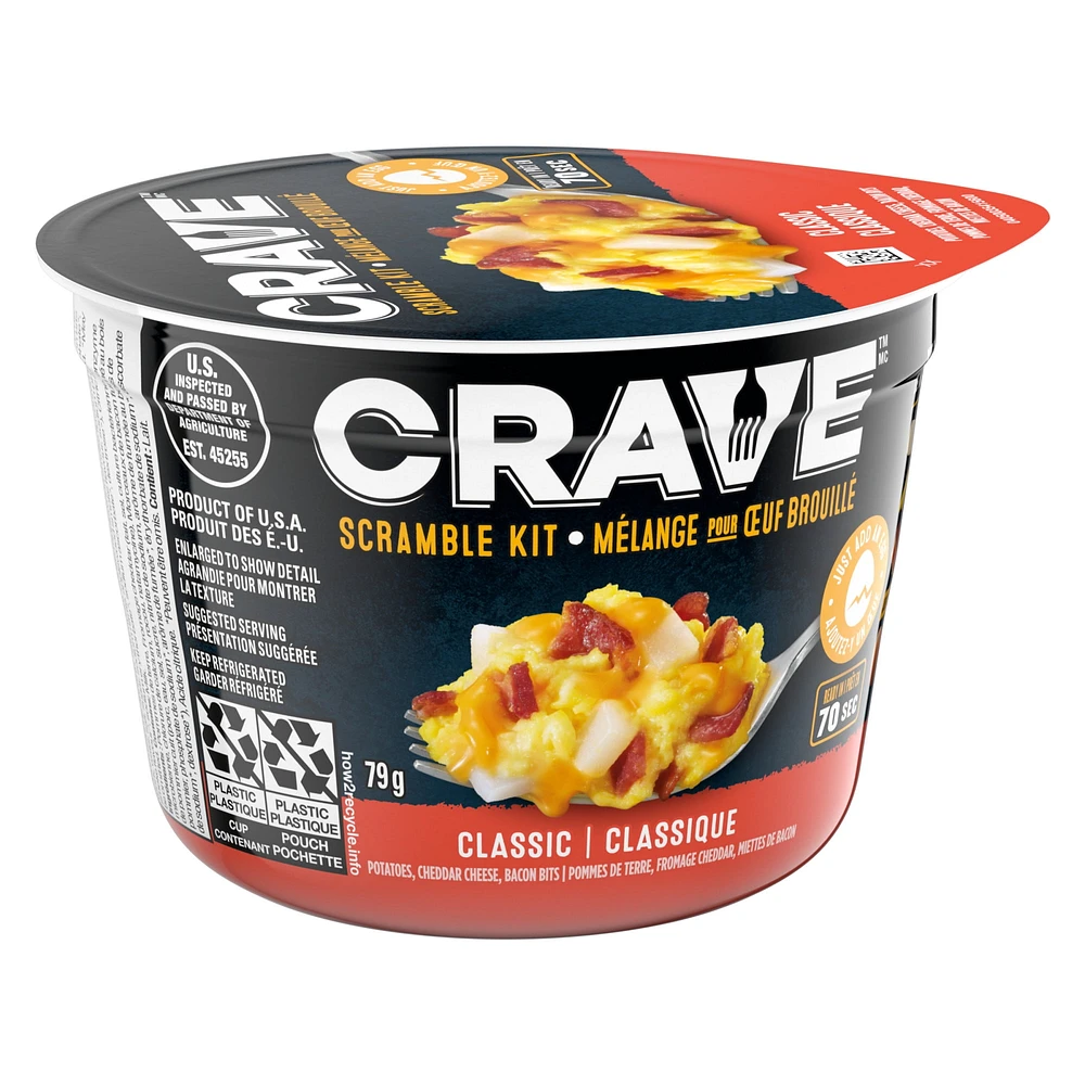 CRAVE Classic Scramble Kits, 79 g Cup