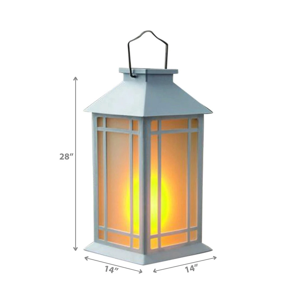 Land Led Solar Gratine Verre Lance Lanter