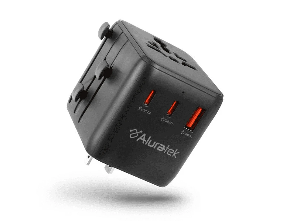Aluratek Universal 20W Travel Adapter