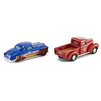 Disney/Pixar Les Bagnoles 3 - Coffret de 2 véhicules en métal moulé sous pression - Smokey Jeune et Hudson Hornet Piste de Terre