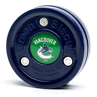 Green Biscuit Rondelle d'entraînement de l'équipe de la NHL - Canucks de Vancouver