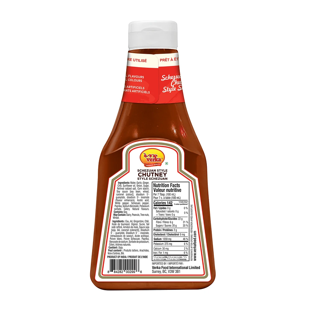 Verka chutney de schezuan 400g