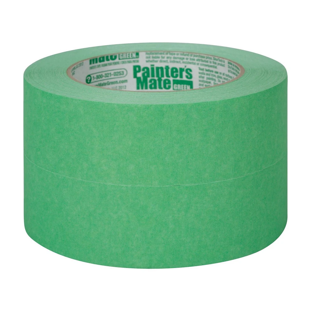 Ruban de peintre Painter’s Mate GreenMD – Vert 36 mm x 50 m, Paquet de 2