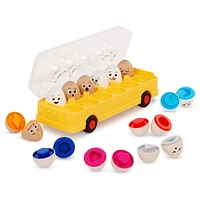 Battat Education Match & Learn Eggs, Age group: 18 months+ , Educational Toy