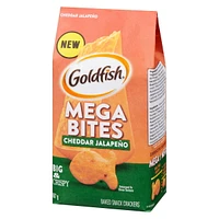 Goldfish® Mega Bites Cheddar Jalapeno Crackers 167g Bag, Goldfish Crackers 167 g