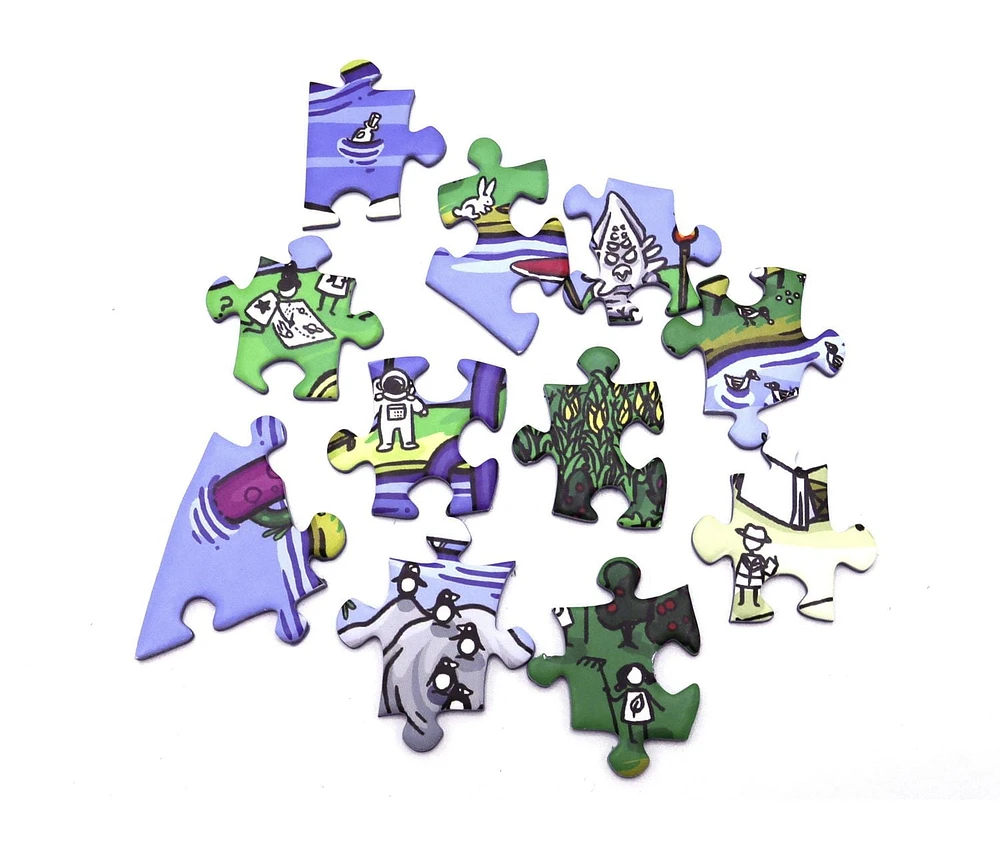 The Happy Isles 1000 Piece Jigsaw Puzzle from The Magic Puzzle Company Series Two