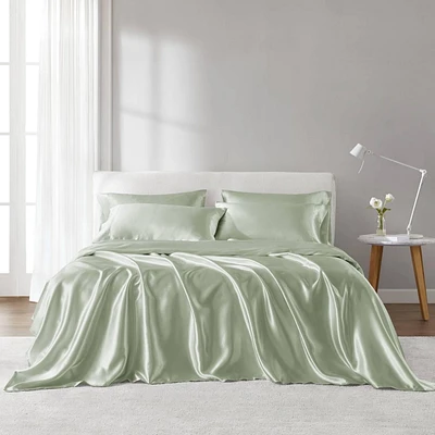 Ensemble de draps en satin Madison Park Essentials