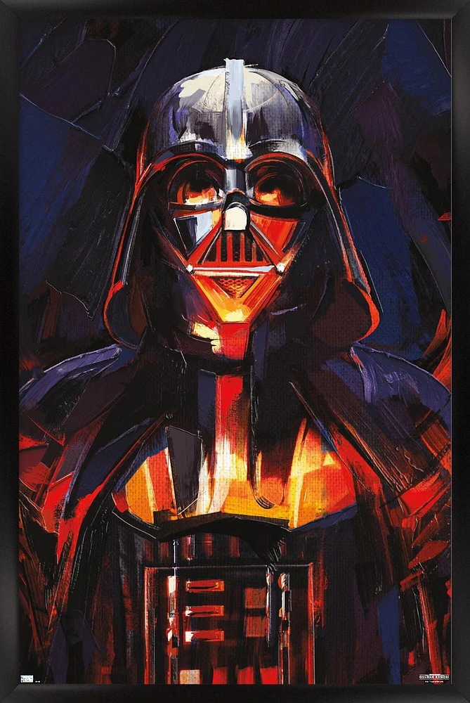 Star Wars: Obi-Wan Kenobi - Darth Vader Painting Wall Poster, 22.375" x 34"